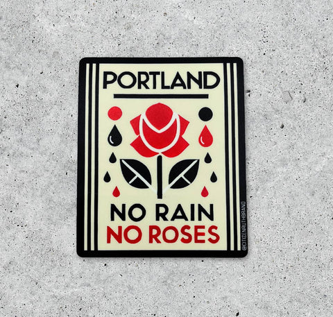 Citizen Ruth No Rain No Roses Sticker
