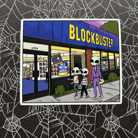 Little Spooky Studio Sticker Blockbuster Aliens