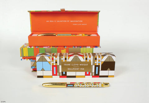 Frank Lloyd Wright Saguaro Forms & Cactus Flowers Boxed Pen