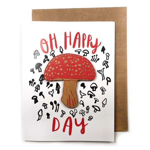 Snowmade Cards w/Ornaments Amanita