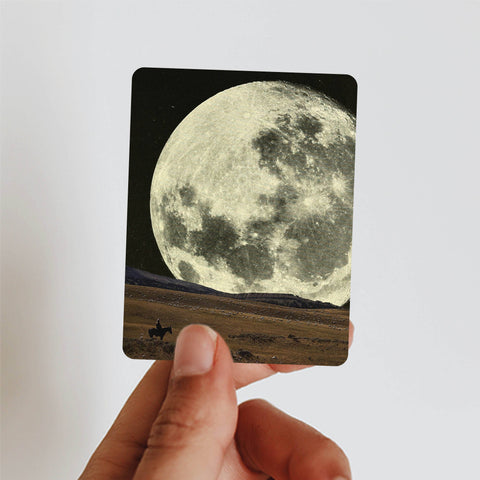 The Galek Sea Sticker Cowboy Moon