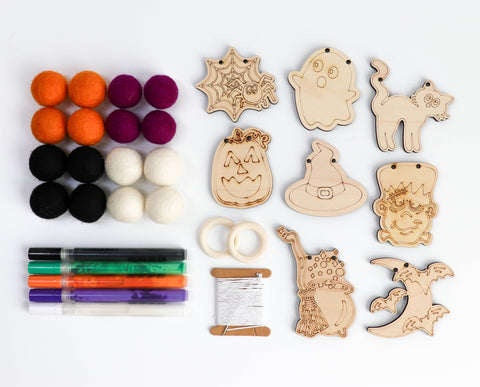 The Woodsy Craft Co. Craft Kit Halloween Garland