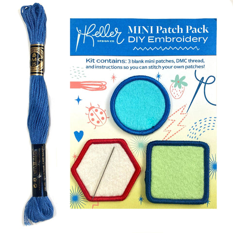 Keller Design Co. Mini DIY Patch Embroidery Kit