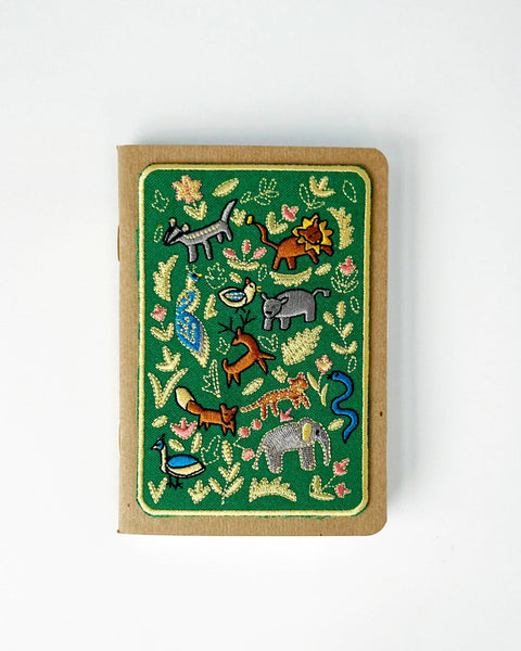 Rikrack Notebook Wildlife Embroidery