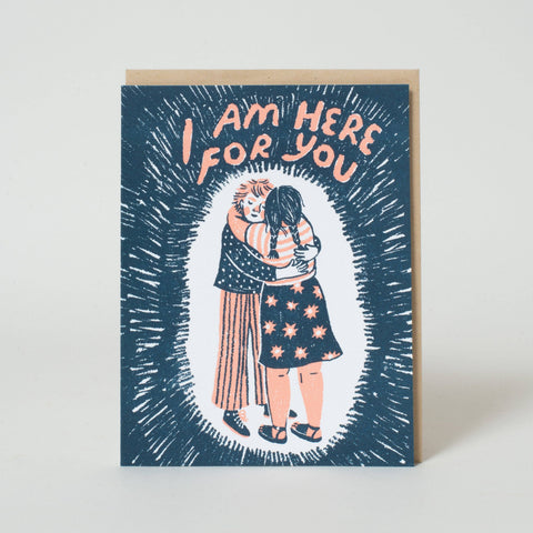 Egg Press Card Here For You Hug