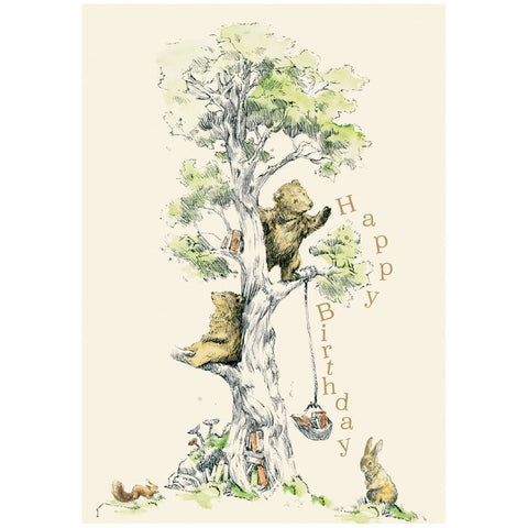 RLB Birthday Birthday Card Climbing Bears