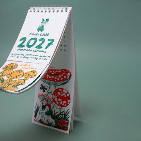 Egg Press 2027 Calendar Gnomes & Mushrooms