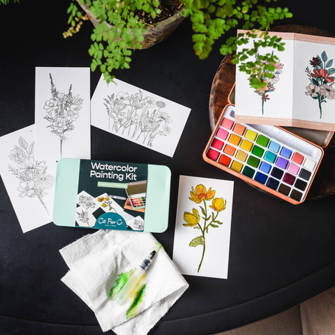 Cate Paper Co. Watercolor Kit Wildflower Meadow