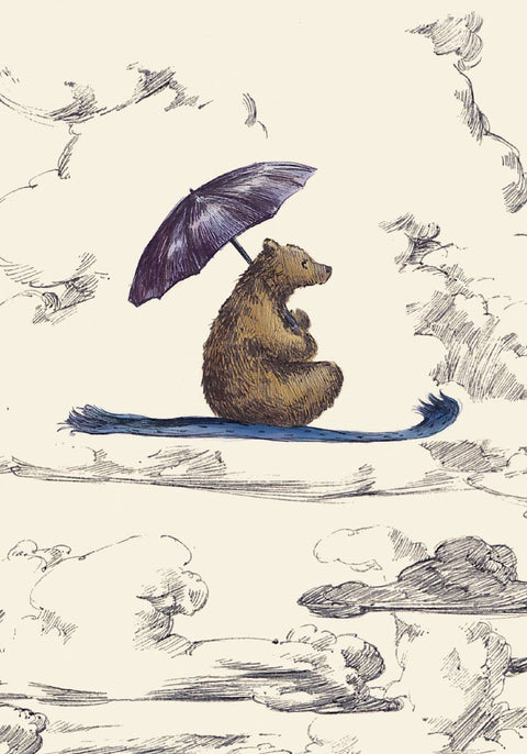 RLB Card Flying Bear