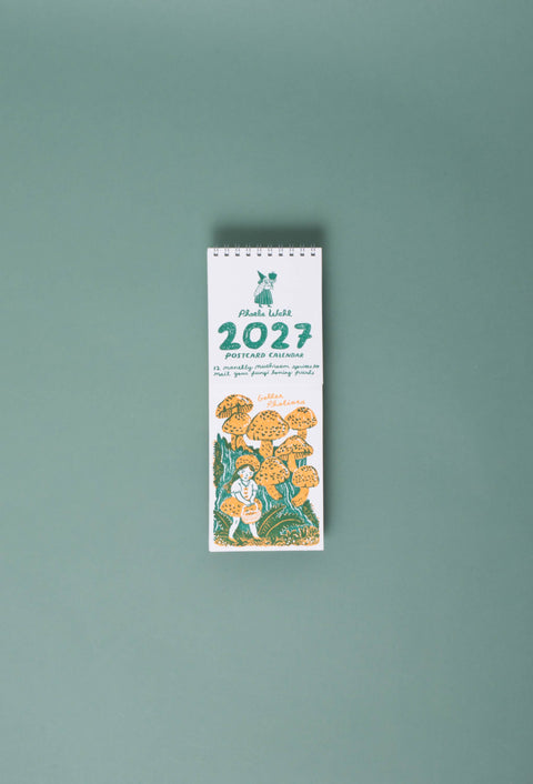 Egg Press 2027 Calendar Gnomes & Mushrooms