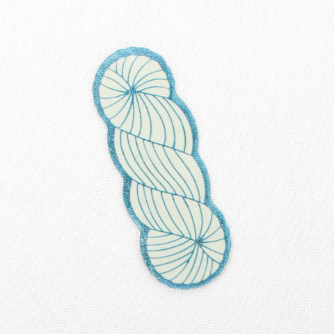 Knit & Gather Sticker Sparkly Yarn Hank