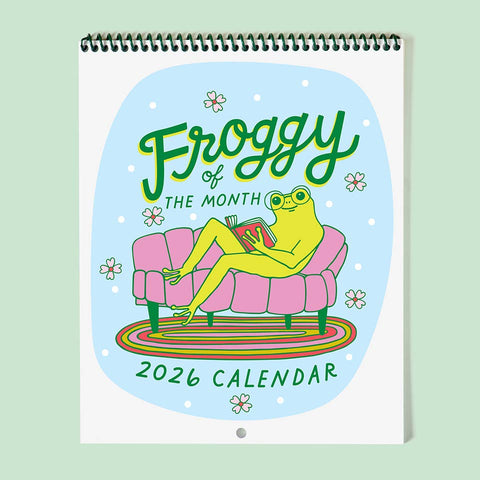 The Good Twin Froggy of the Month 2026 Calendar