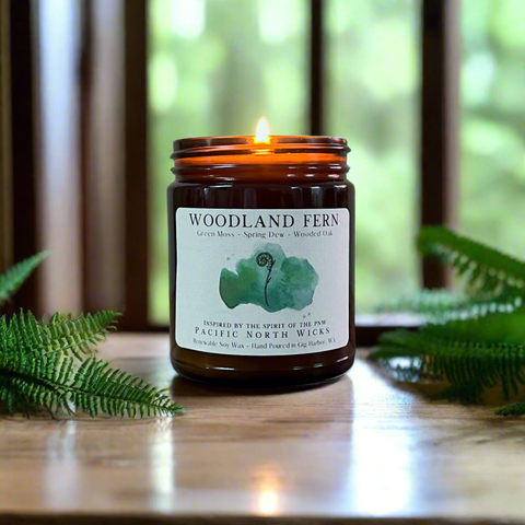 Pacific North Wicks Woodland Fern Candle