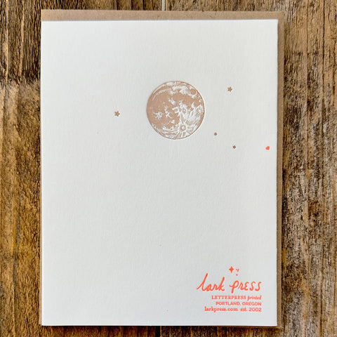 Love From Lone Wolf Lark Press Card