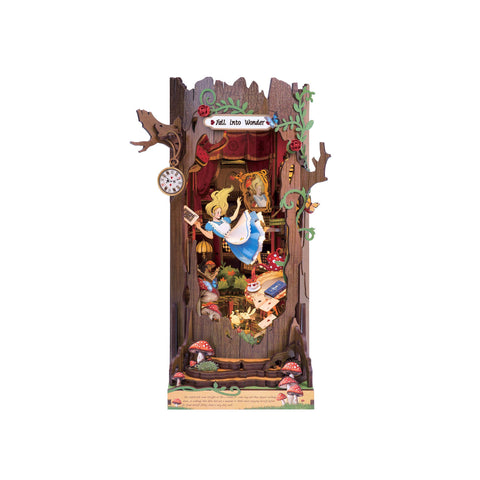 Hands Craft DIY Miniature Book Nook Kit: Fall into Wonder