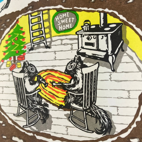 Old School Stationers Card Have a Cozy Christmas!