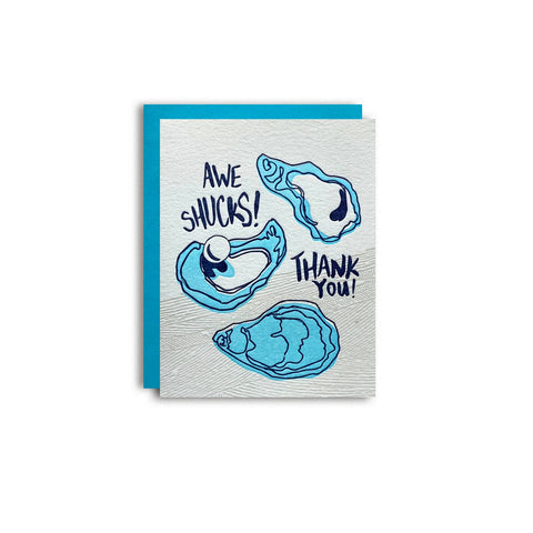 Pier Six Press Card Awe Shucks!