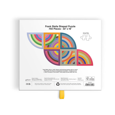 Frank Stella Harran II 750 Piece Shaped Puzzle in Drawer Box