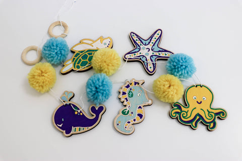 The Woodsy Craft Co. Kids Garland Kit Under the Sea