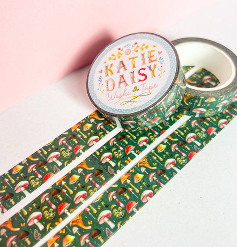 Katie Daisy Washi Tape Mushrooms