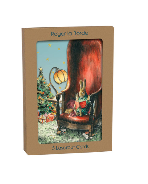 RLB Card Pack Lasercut Rabbit Storytime