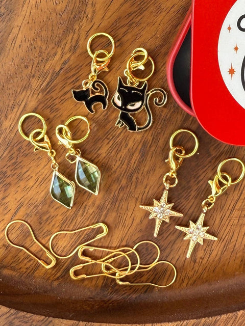 Lemonwood Stitch Markers Kitty Kitty
