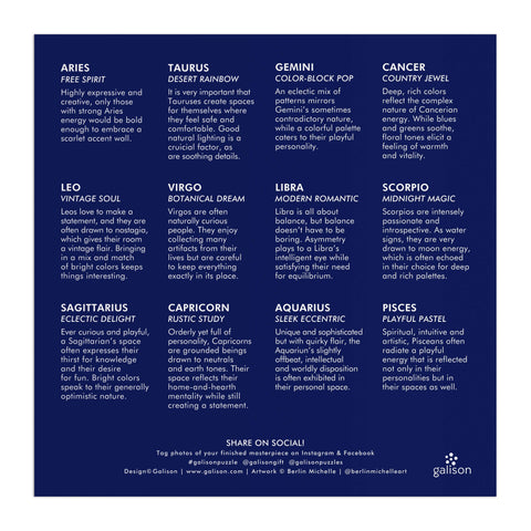 House of Astrology 500 Piece Foil Puzzle