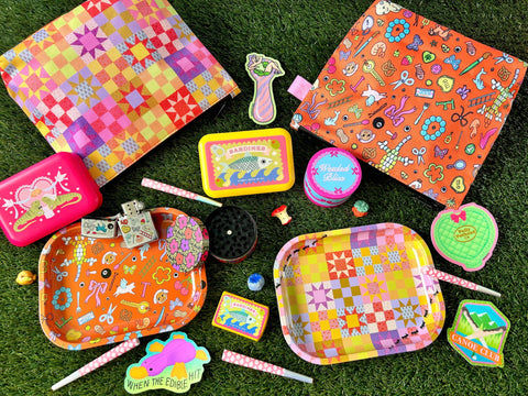 The Peach Fuzz Tray Patchwork Quilt