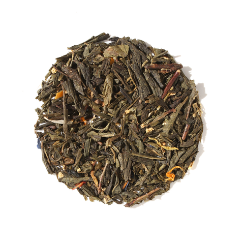 Plum Deluxe Tea Abundance Passionfruit Elderflower Green Loose Leaf Tea