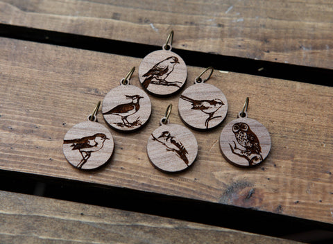 Sunrise Grove Stitch Markers Bird on Branches
