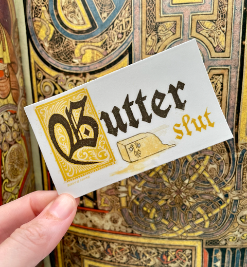 Binky and Crumb Sticker Butter slut