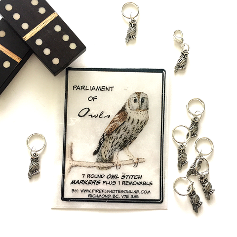 Firefly Stitch Marker Pack Owls