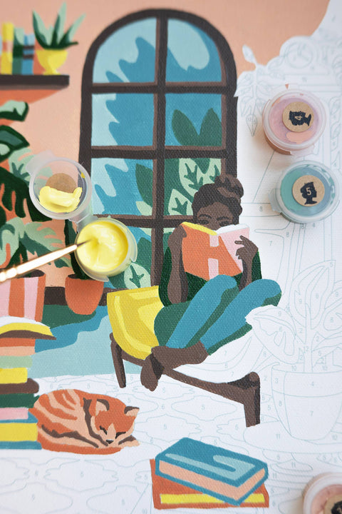 Elle Crée A Novel Afternoon Paint-by-Number Kit