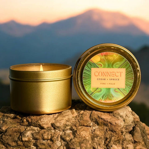 Fire + Folk 4oz Meditation Candle Connect
