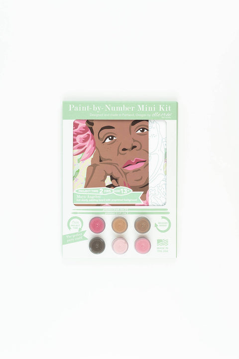 Elle Cree Maya Angelou MINI Paint-by-Number Kit