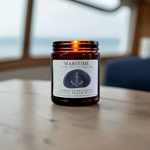Pacific North Wicks Maritime Candle