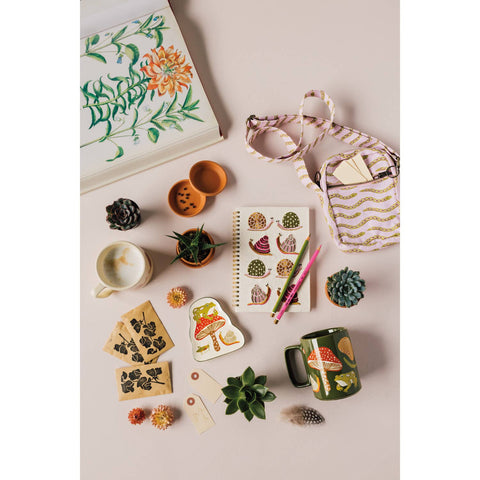 Danica Studio Embroidered Notebook Gardenland