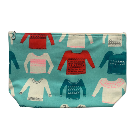 Dana Herbert XL Makeup Bag CHRISTMAS