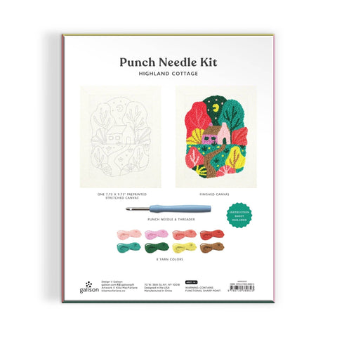 Highland Cottage Punch Needle Kit