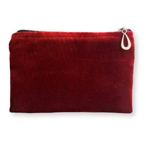 Dana Herbert Coin Purse Silk Velvet