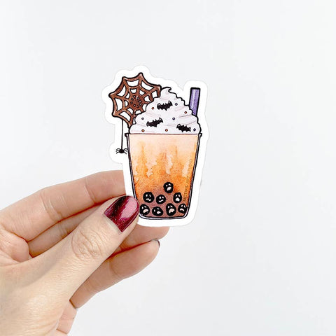 Motif's Art Studio Sticker Haunted Boba