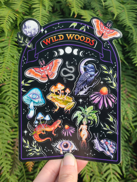 Crafted From Scratch Wild Woods Sticker Sheet