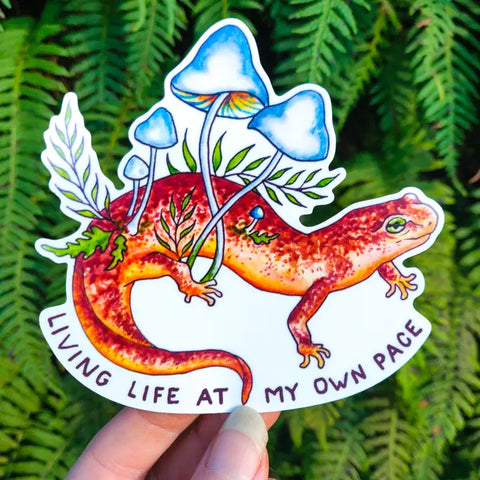 Crafted from Scratch Salamander Sticker