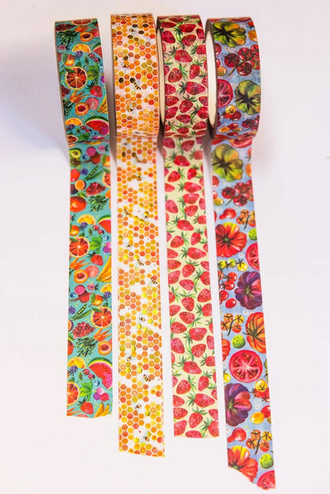 Katie Daisy Washi Tape Roll Set Farmer's Market