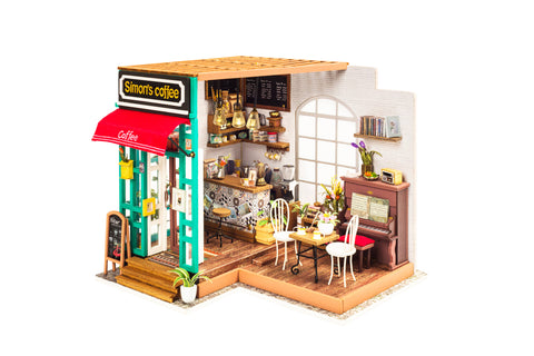 HandsCraft DIY Miniature House Kit: Simon's Coffee