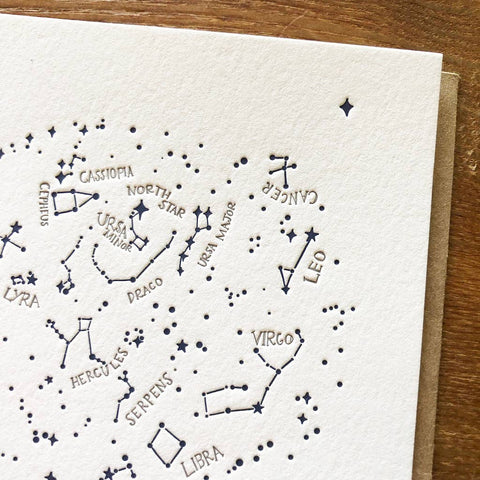 Lark Press Birthday Constellations Card