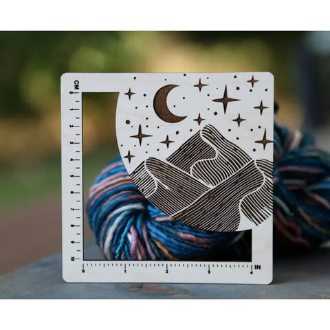 Sunrise Grove Gauge Swatch Ruler Moon & Stars