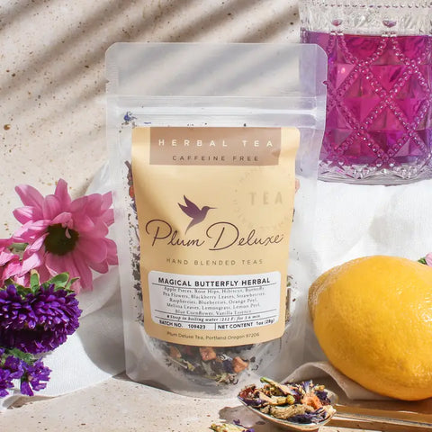 Plum Deluxe Magical Butterfly Herbal Tea 1oz