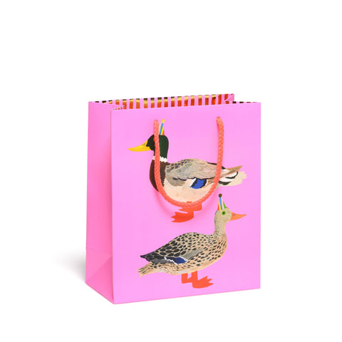Red Cap Quacky Birthday Gift Bag Small