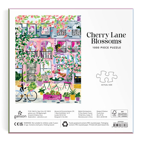 Cherry Lane: A 1000 Piece Puzzle